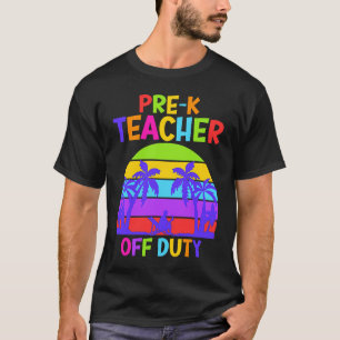 Camiseta Professora do infantário da pré-escola de plantão