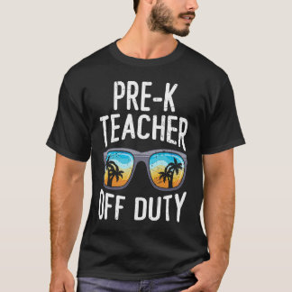 Camiseta Professora do infantário da pré-escola em regime d