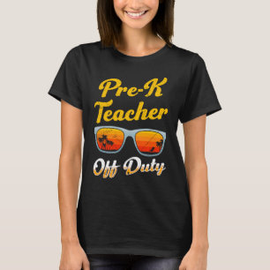 Camiseta Professora do infantário da pré-escola em regime d