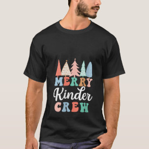 Camiseta Professora do infantário da tripulação de feliz Ki