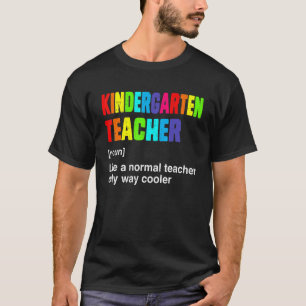 Camiseta Professora do infantário do grupo Definição de bel