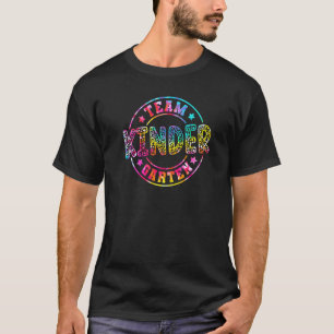 Camiseta Professora do infantário Leopard Tie Dye