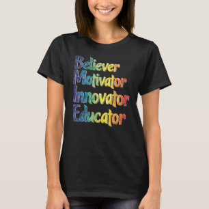 Camiseta Professora do Inovador da Motivadora Acreditadora