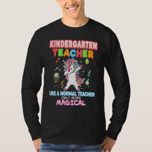 Camiseta Professora Do Jardim De Infância Como Um Normal Só