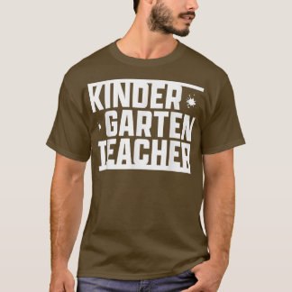 Camiseta Professora do jardim de infância de volta às Ins d