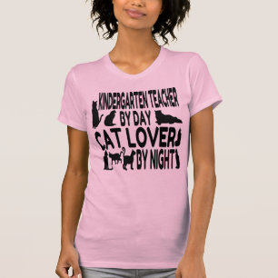 Camiseta Professora do jardim de infância do Cat Lover