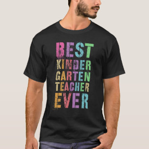 Camiseta Professora do Melhor Jardim Infantil Ensinando Jar