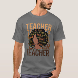 Camiseta Professora do Mês da História Negra Despeja-se na