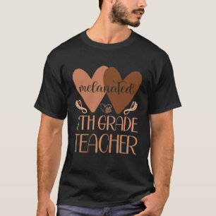 Camiseta Professora do Oitavo Ano Negra História Mulheres A