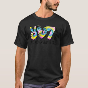 Camiseta Professora do Povo de Tie Dye do 7º ano do Peace L