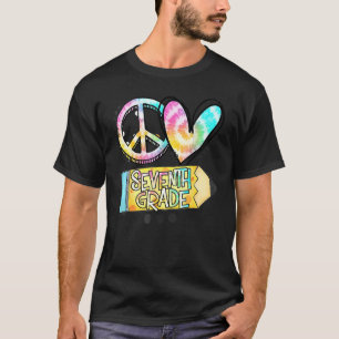 Camiseta Professora do Povo de Tie Dye do 7º ano do Peace L