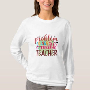Camiseta Professora do Problema de Arte Solver Professor de