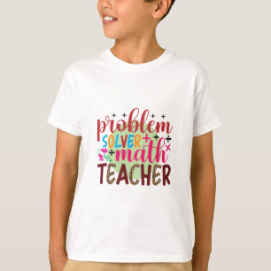 Camiseta Professora do Problema de Arte Solver Professor de