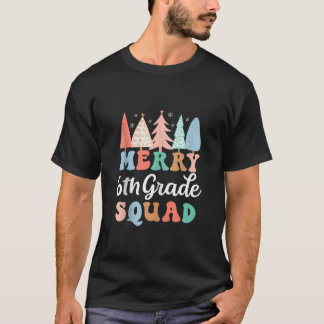 Camiseta Professora do Quadrado feliz de Grau 6 de do Sext