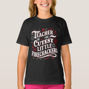 Camiseta Professora dos Pequenos Bombeiros Mais Cutres 4º d