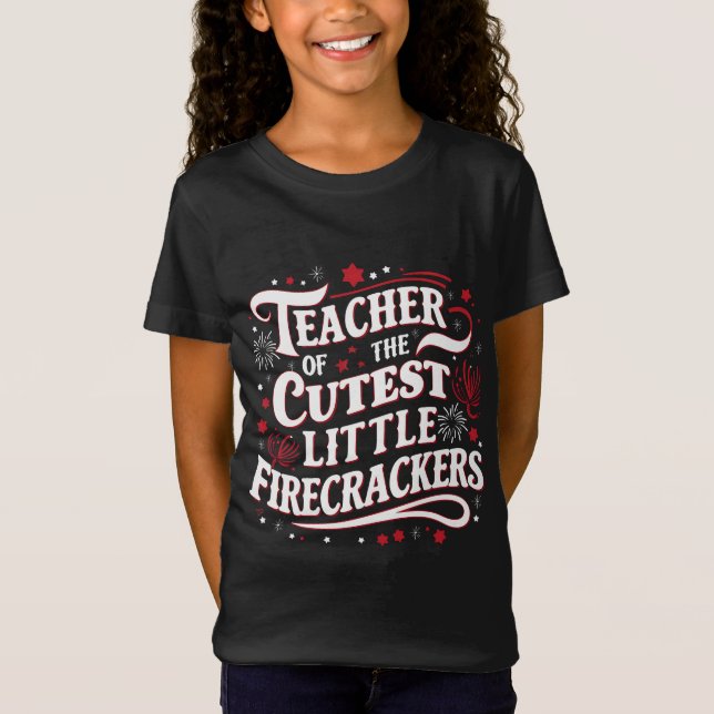 Camiseta Professora dos Pequenos Bombeiros Mais Cutres 4º d (Frente)