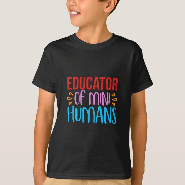 Camiseta Professora Educadora De Arte Do Mini Humano (Frente)