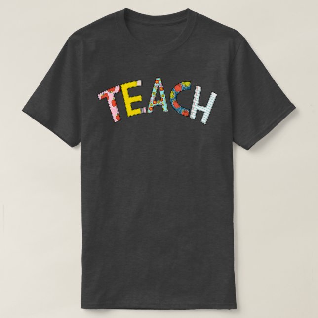 Camiseta Professora Elementar Ensino de Volta à Escola (Frente do Design)