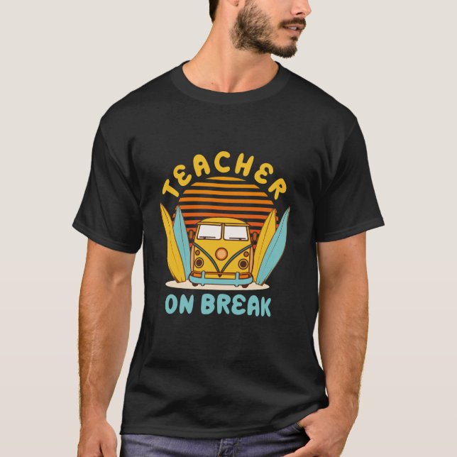 Camiseta Professora Em Break - Break (Frente)