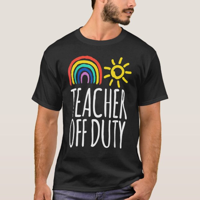 Camiseta Professora Em Serviço No Último Dia Do Professor N (Frente)