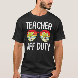 Camiseta Professora Em Serviço No Último Dia Do Professor N