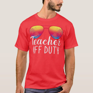 Camiseta Professora Em Serviço No Último Dia Do Professor N