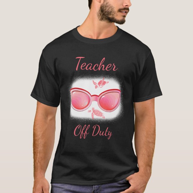 Camiseta Professora Em Serviço No Último Dia Do Professor N (Frente)