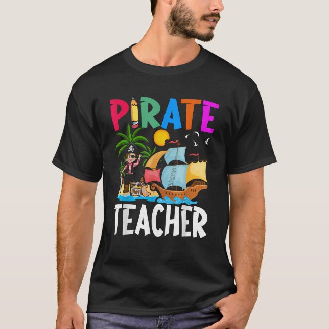 Camiseta Professora Encantada Idea Pirate Professora (Frente)