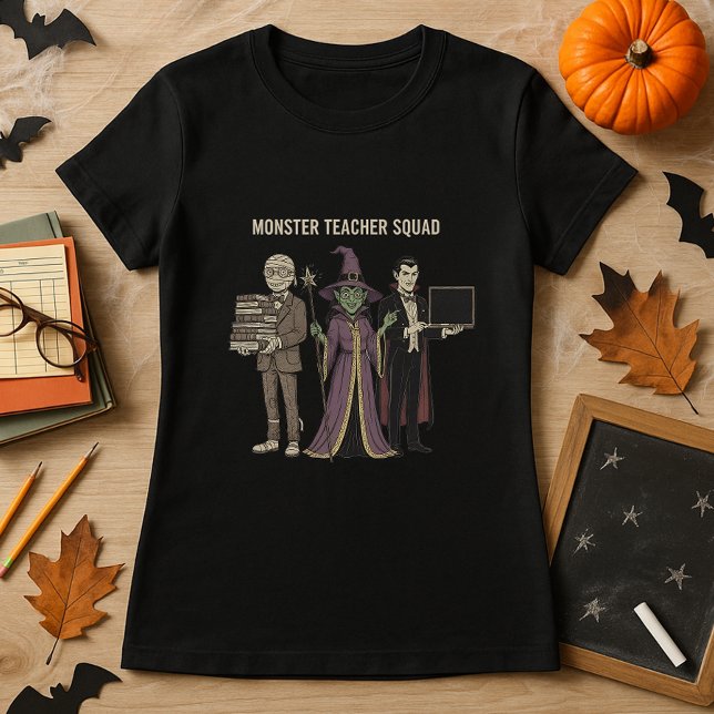 Camiseta Professora Engraçada do Halloween Dotou Esquadrão  (Criador carregado)