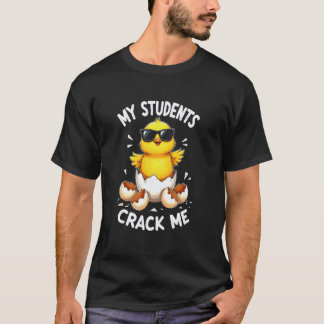 Camiseta Professora Engraçada Minhas Alunas Me Fazem Rir