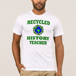 Camiseta Professora Engraçado de História do Reciclado