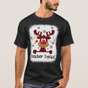 Camiseta Professora Engraçado Policial Reindeer Engraçado