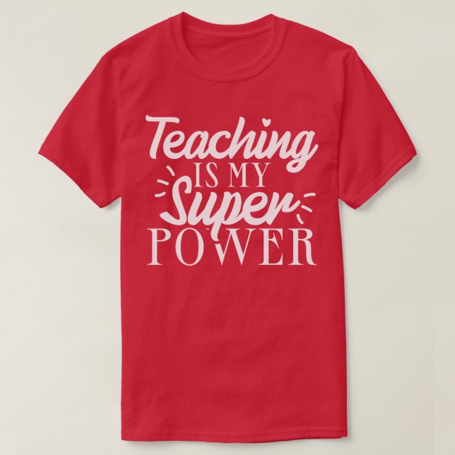 Camiseta Professora ensinando de volta à escola 1 (Frente do Design)