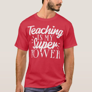 Camiseta Professora ensinando de volta à escola 1
