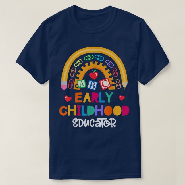 Camiseta Professora Ensino da Primeira Infância Rua da Cabe (Frente do Design)