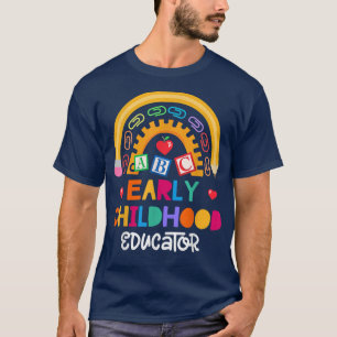 Camiseta Professora Ensino da Primeira Infância Rua da Cabe