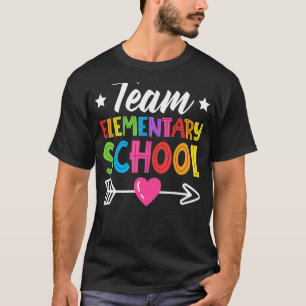 Camiseta Professora Ensino Secundário Da Equipe De Volta Pa