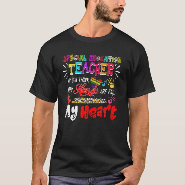 Camiseta Professora Especial de Educação Espalhou Esquadrão (Frente)