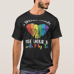 Camiseta Professora Especial De Educação Porque Sua Vida É