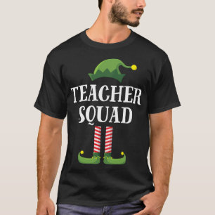 Camiseta Professora Esquadrão Elfo na Festa de Natal