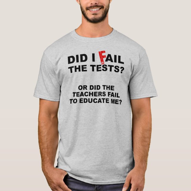 Camiseta Professora Fail Funny T-Shirt (Frente)