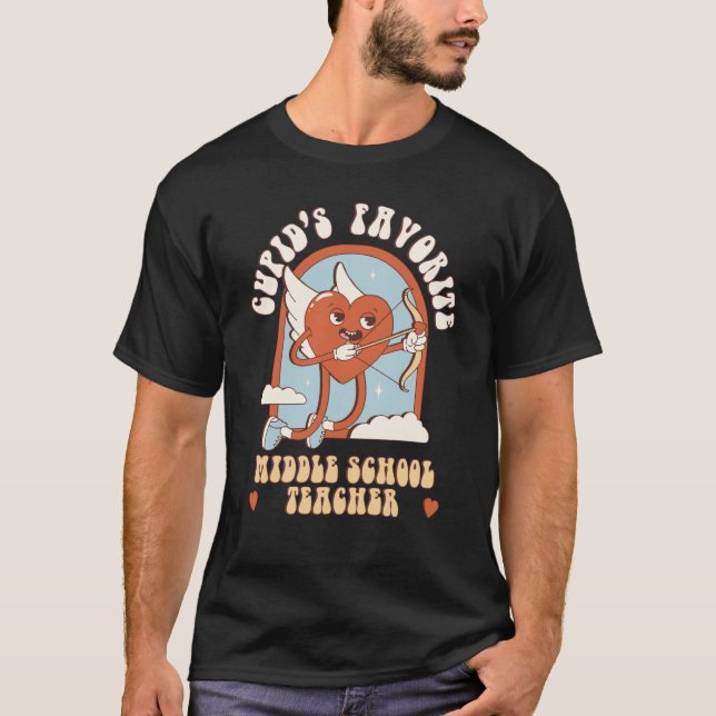 Camiseta Professora favorita do Cupido na Escola Secundária (Frente)