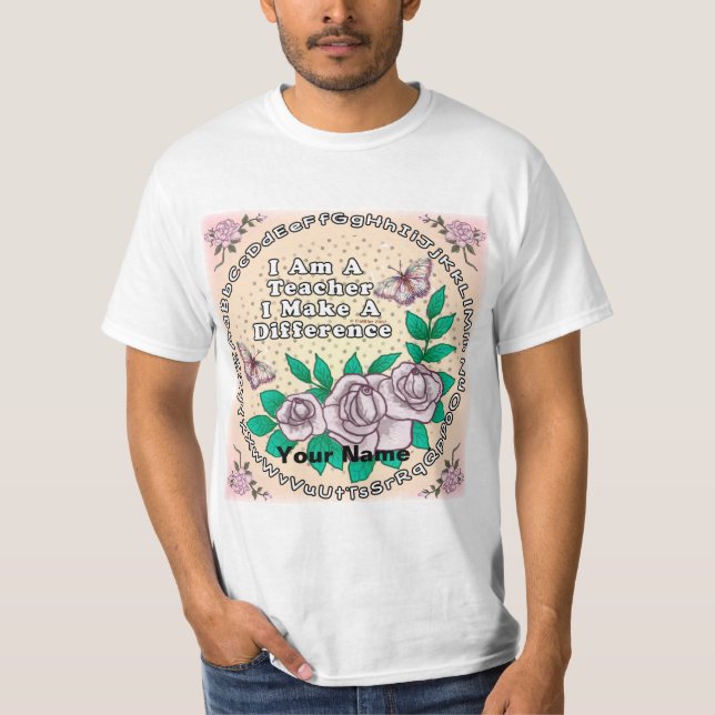 Camiseta Professora Faz Camisa-T Diferente (Frente)