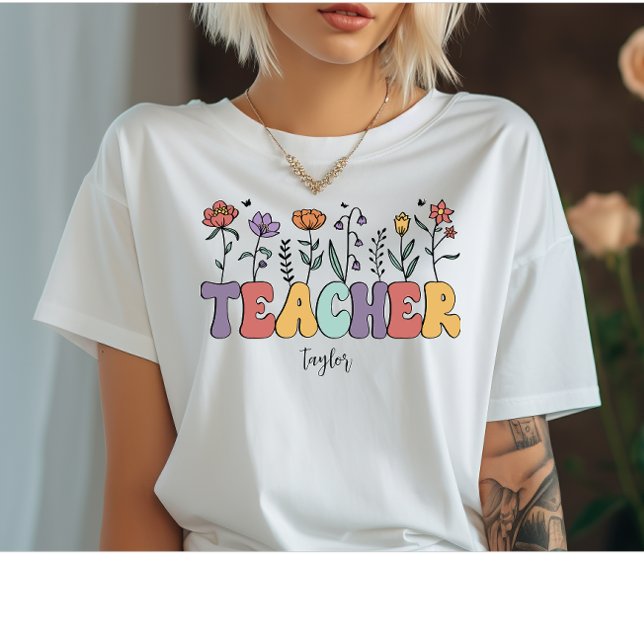 Camiseta Professora Flor Silvestre (Criador carregado)