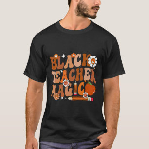 Camiseta Professora Groovy Black Teacher M - História Negra