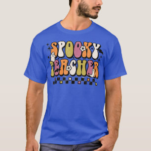 Camiseta Professora Groovy Spooker Professor Retro Hallowee