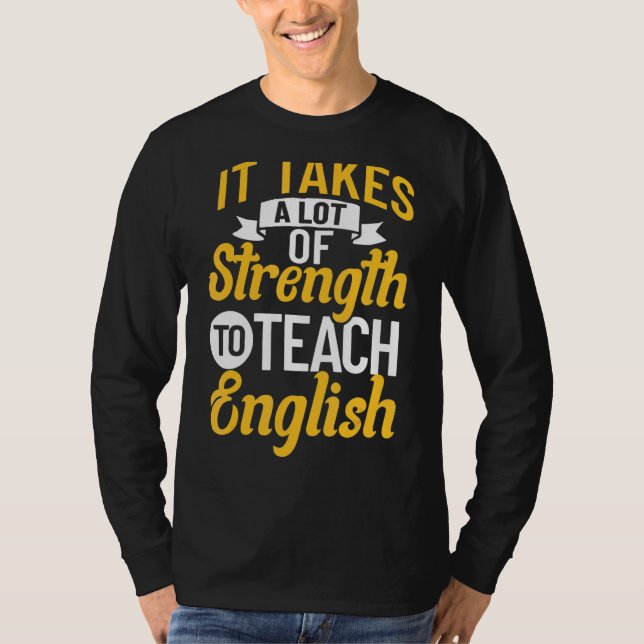 Camiseta Professora Inglês cita Grammar Checker Tea (Frente)