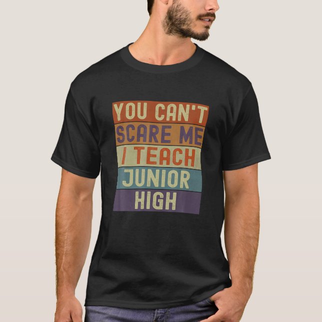 Camiseta Professora Júnior, Não Me Assusta, Ensino Vint (Frente)