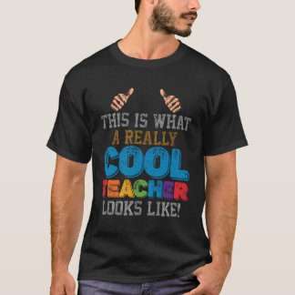 Camiseta Professora legal Ensinando Estudantes Ensinando Ed