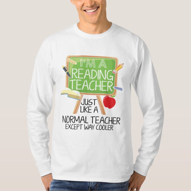 Camiseta Professora Lendo (Frente)
